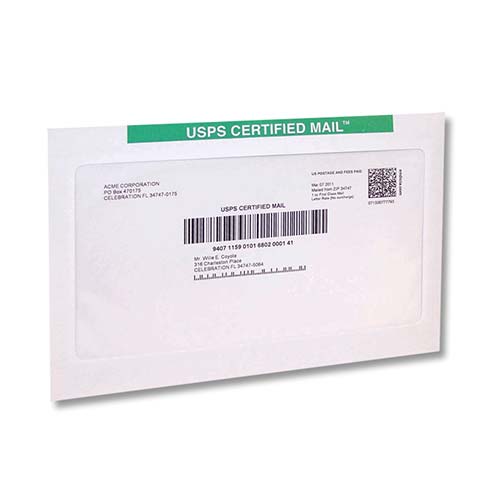 Certified Mail Labels | How To Send A Letter Certified Mail Successfully