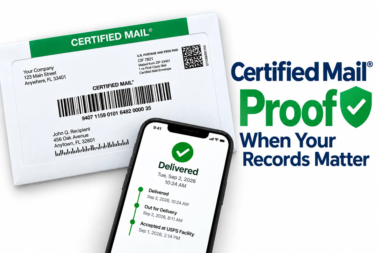 Certified Mail Labels | Certified Mail Proof When Your Records Matter