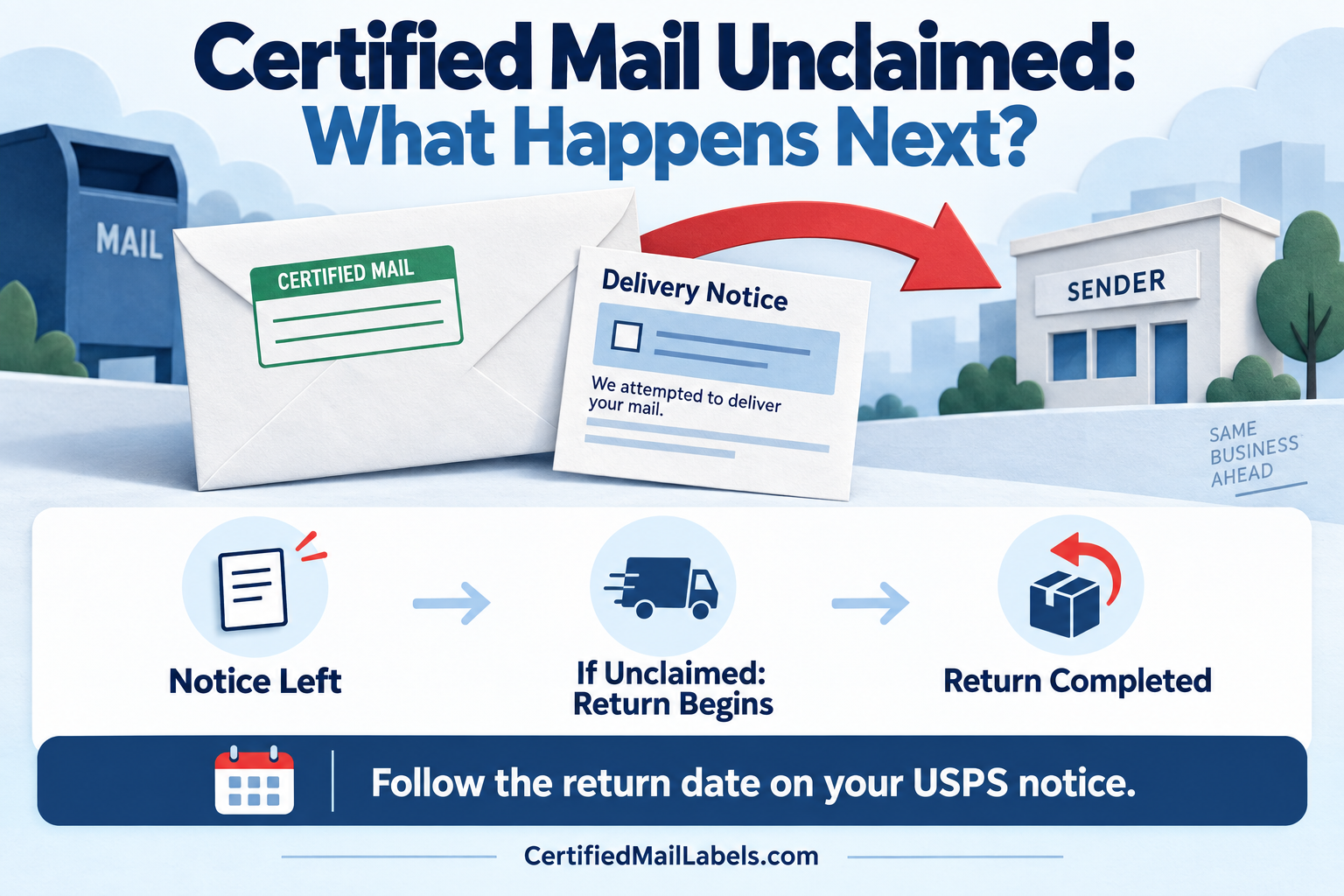 Certified Mail Unclaimed - What Happens Next