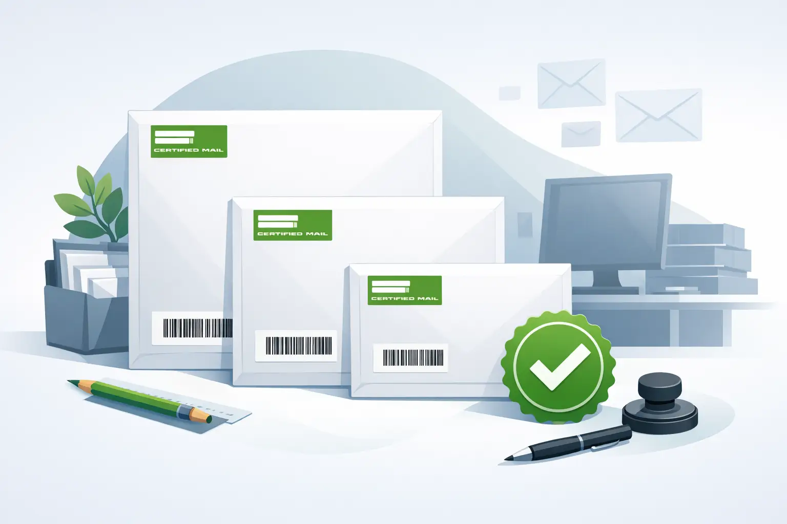 Certified Mail Envelope Sizes for Office Use | Certified Mail Labels