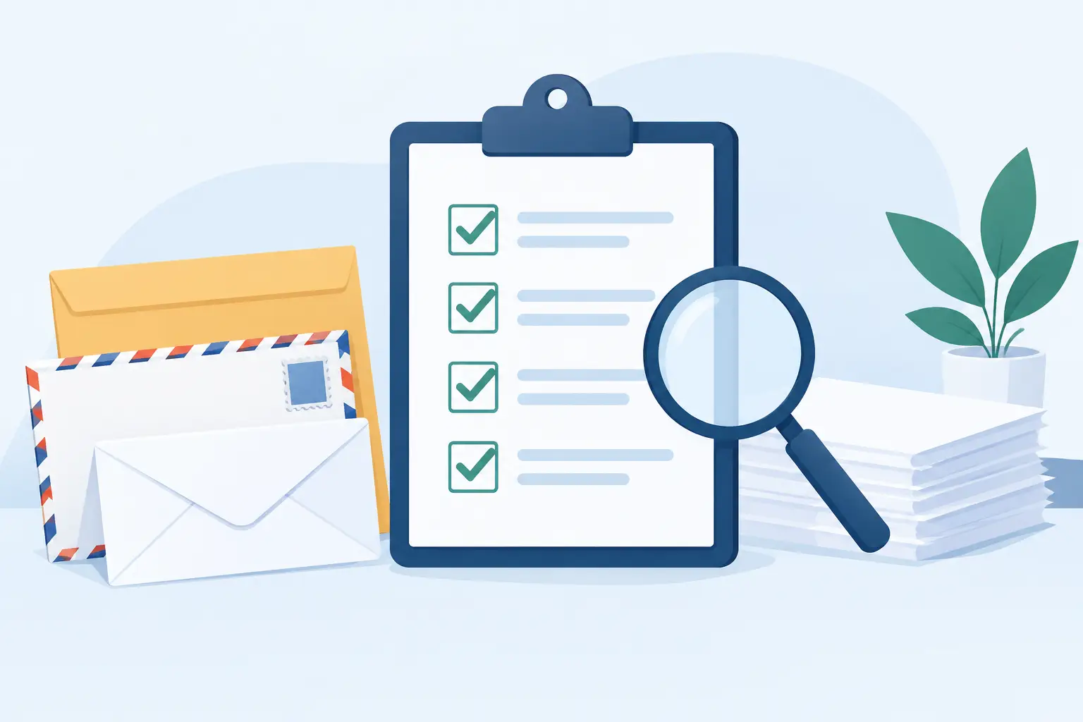 Compliance Audit Documentation Checklist for Mail