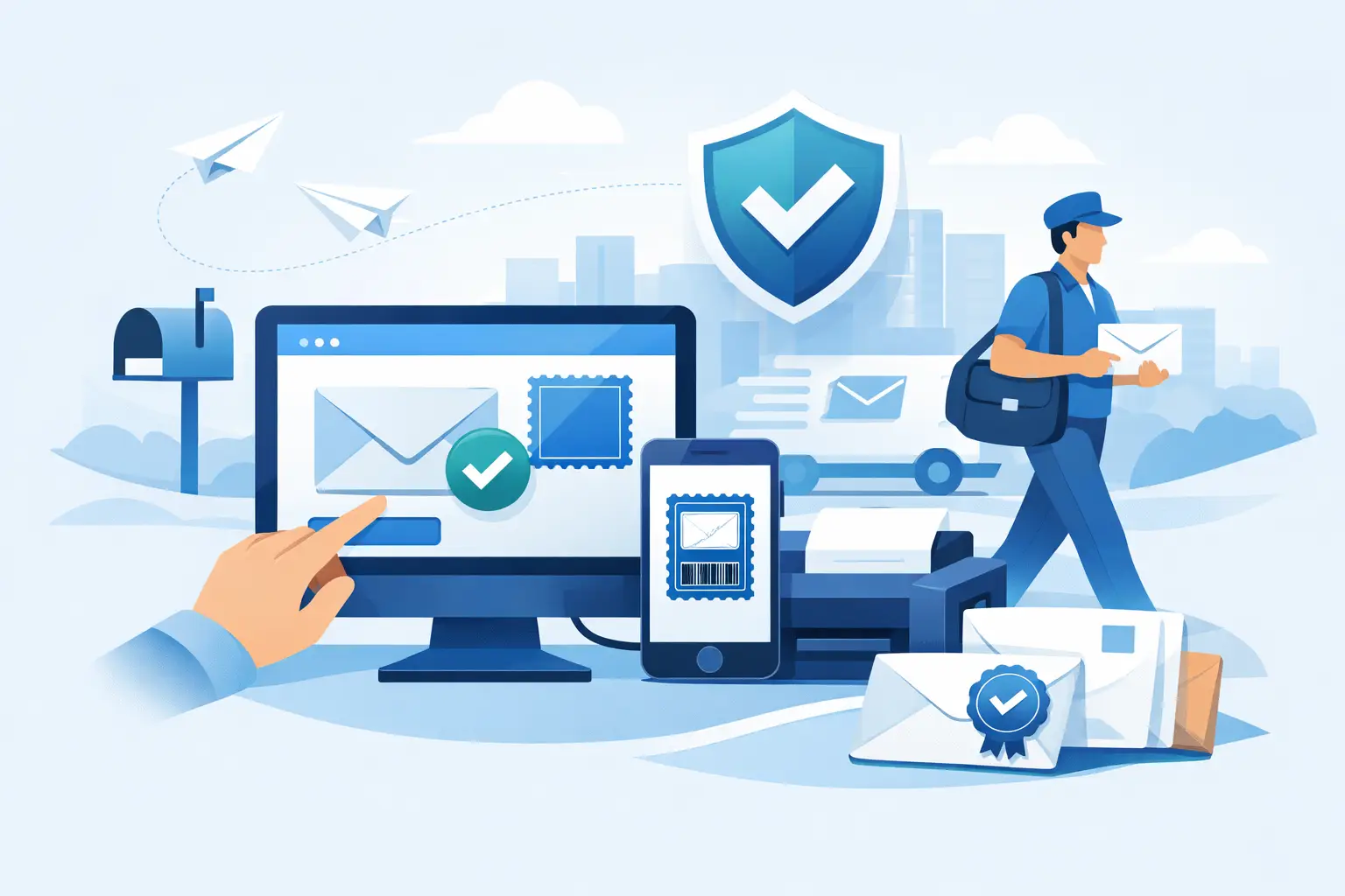 Digital Postage for Certified Mail Workflows