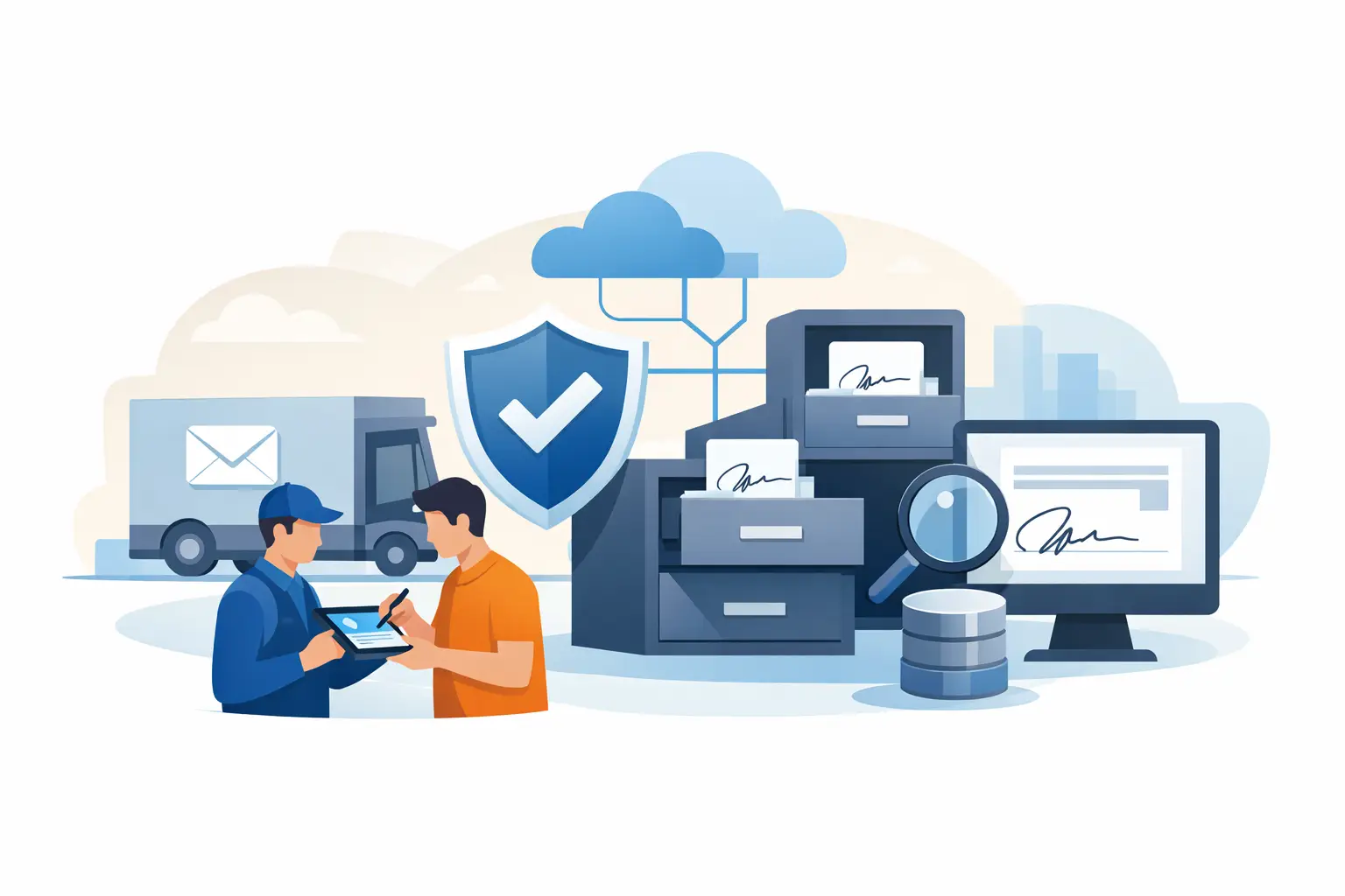 Where Are Delivery Signatures Stored for Certified Mail? | Certified Mail Labels